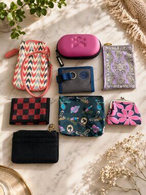 8-Piece Mixed Small Bags, Wallets & Pouches Reseller Bundle